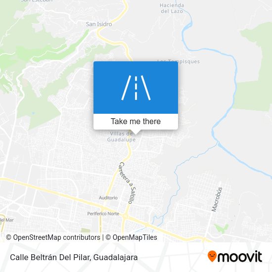 Calle Beltrán Del Pilar map