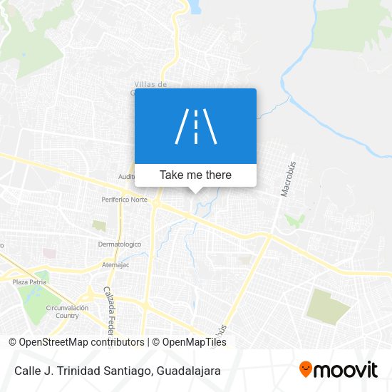 Calle J. Trinidad Santiago map