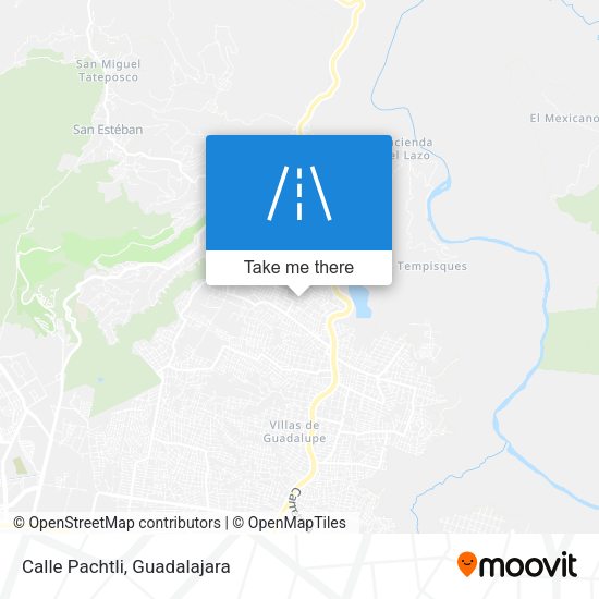 Mapa de Calle Pachtli