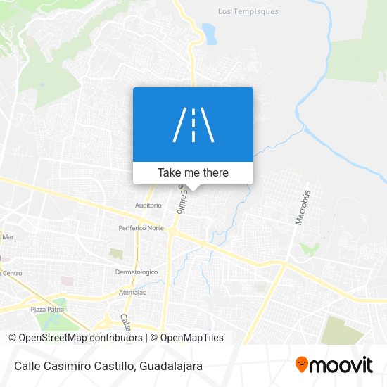 Calle Casimiro Castillo map