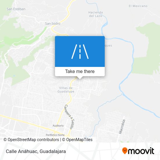 Mapa de Calle Anáhuac
