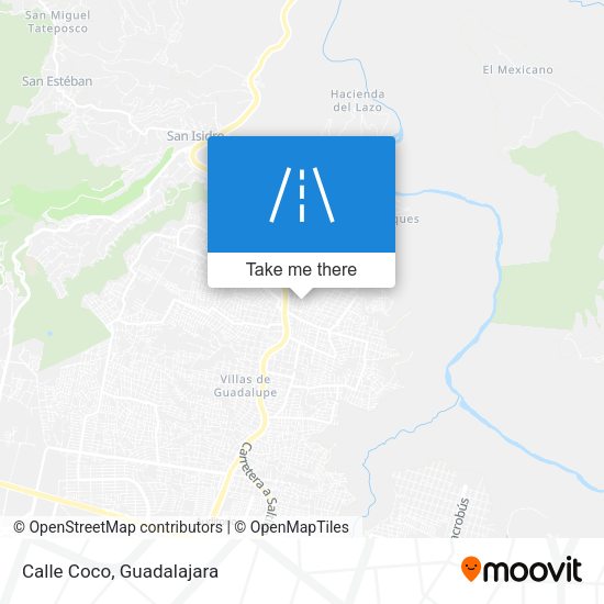 Mapa de Calle Coco