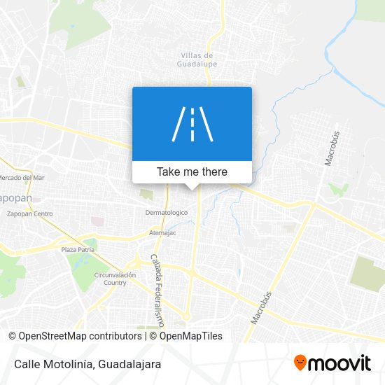 Calle Motolinía map