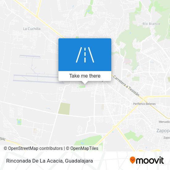 Mapa de Rinconada De La Acacia
