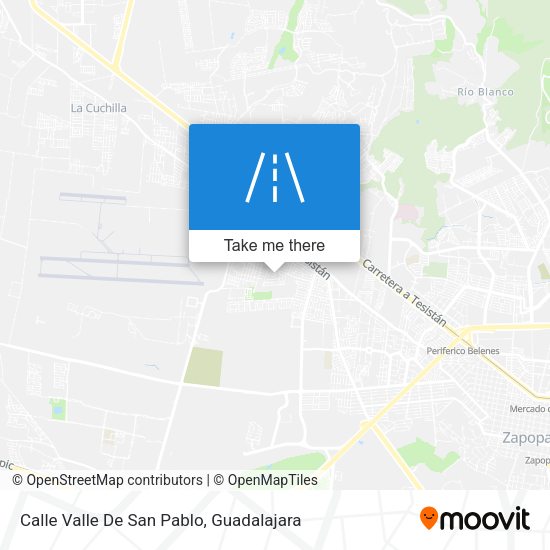 Calle Valle De San Pablo map