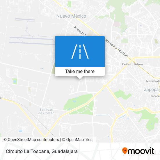 Mapa de Circuito La Toscana