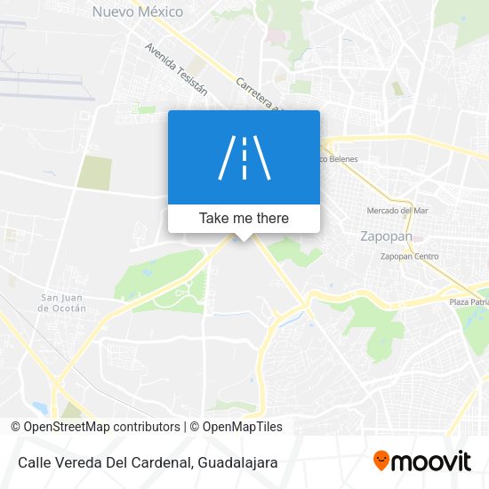 Mapa de Calle Vereda Del Cardenal
