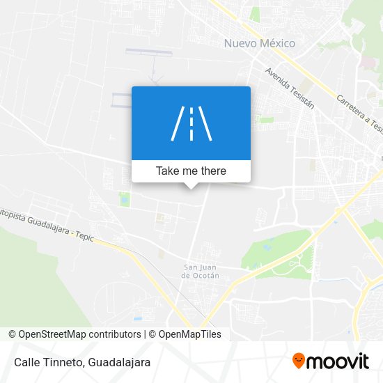 Mapa de Calle Tinneto