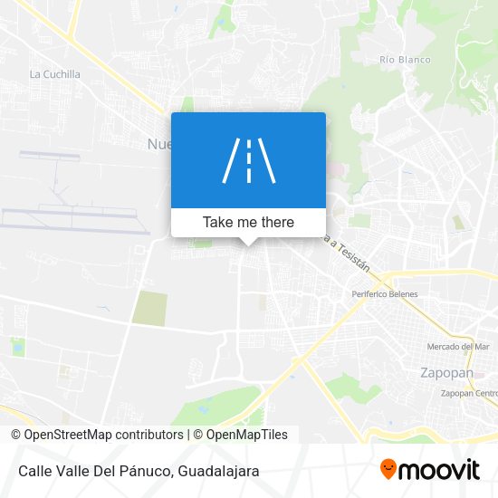 Calle Valle Del Pánuco map