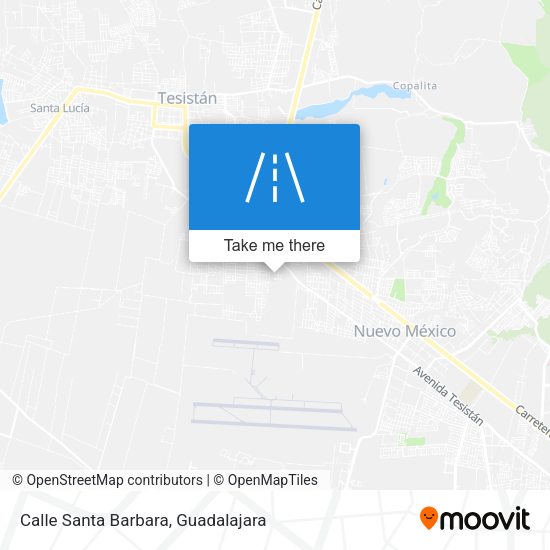 Mapa de Calle Santa Barbara