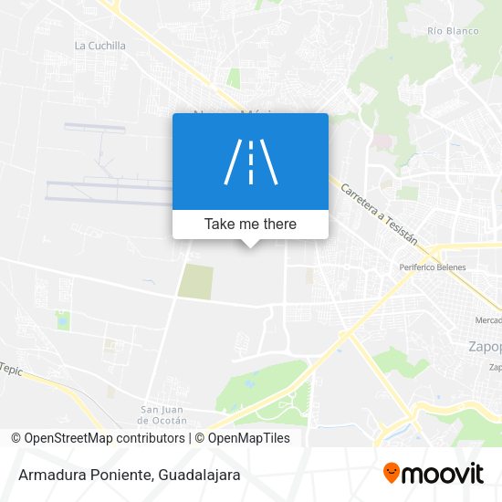 Armadura Poniente map