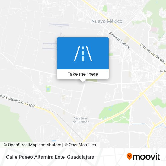 Mapa de Calle Paseo Altamira Este