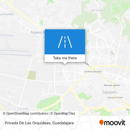 Privada De Las Orquídeas map