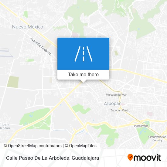 Calle Paseo De La Arboleda map