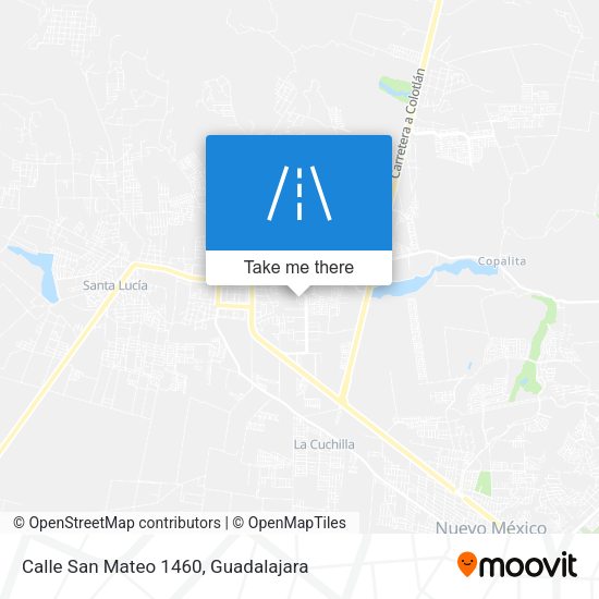 Calle San Mateo 1460 map