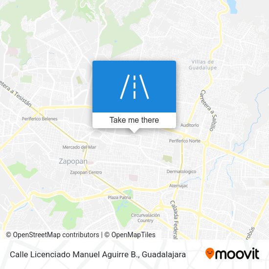 Calle Licenciado Manuel Aguirre B. map