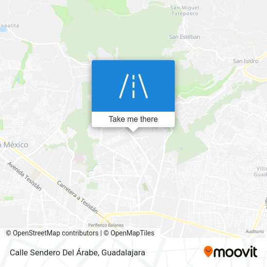 Calle Sendero Del Árabe map