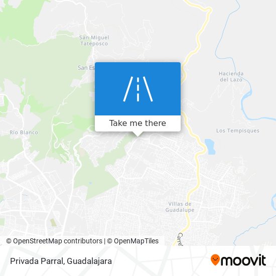 Mapa de Privada Parral