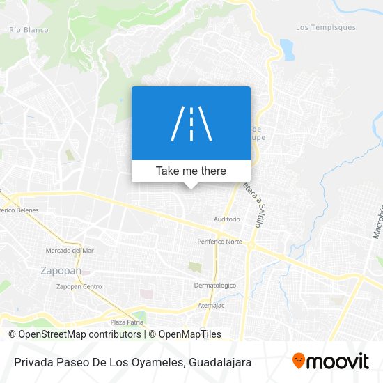 Mapa de Privada Paseo De Los Oyameles