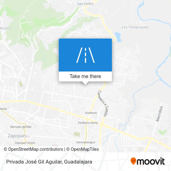 Mapa de Privada José Gil Aguilar