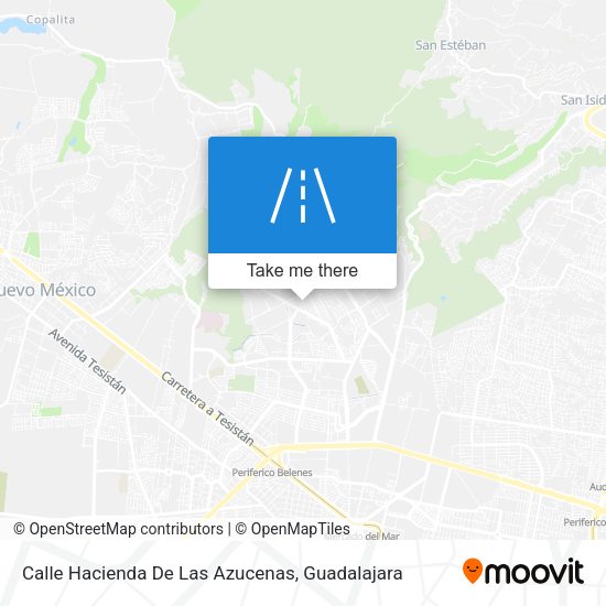 Calle Hacienda De Las Azucenas map