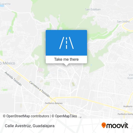 Calle Avestrúz map