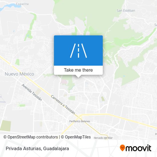 Mapa de Privada Asturias