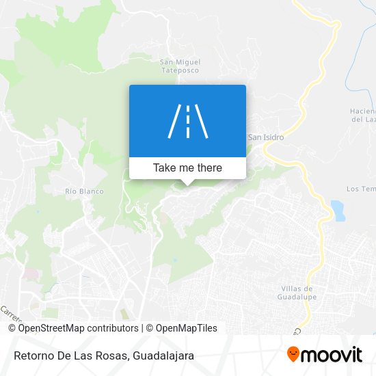 Retorno De Las Rosas map