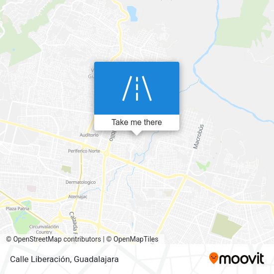 Calle Liberación map