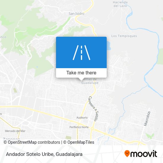 Mapa de Andador Sotelo Uribe