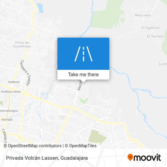 Privada Volcán Lassen map