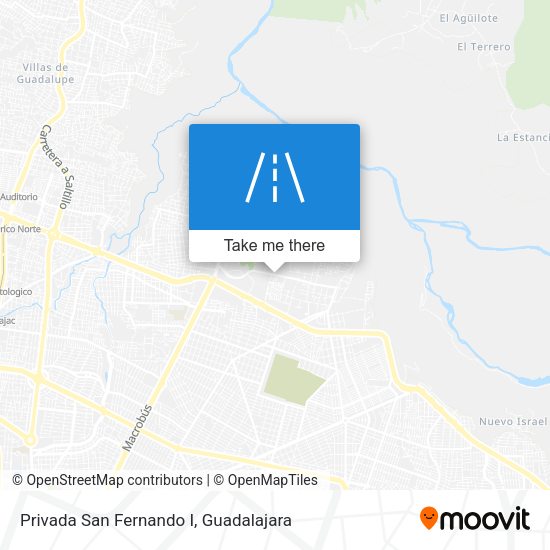 Privada San Fernando I map