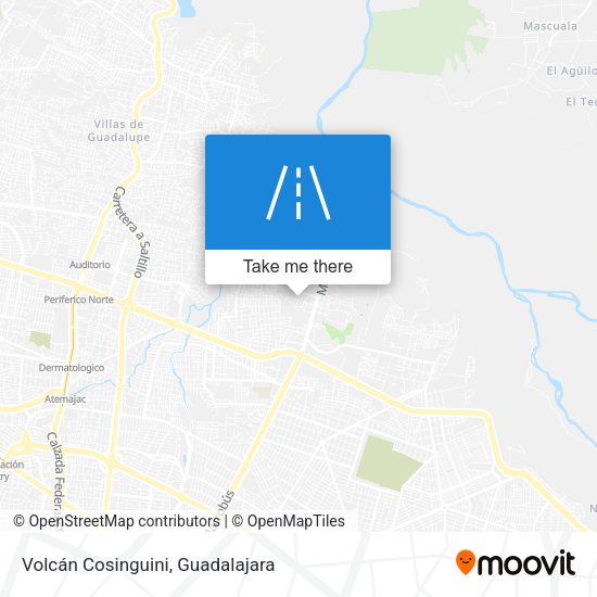 Volcán Cosinguini map