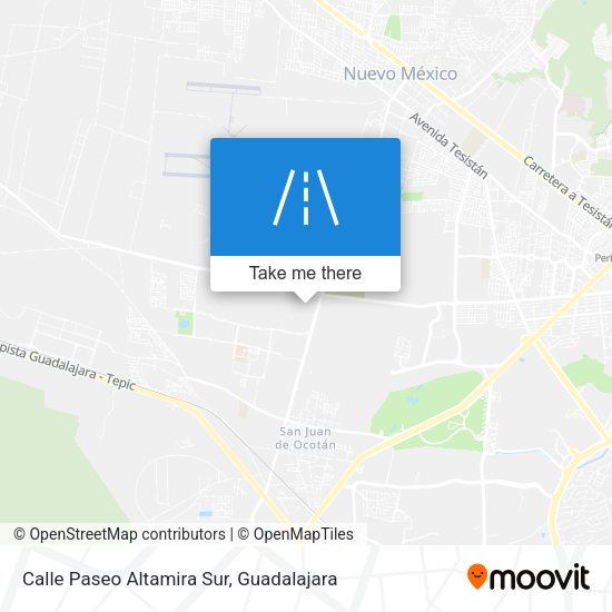Calle Paseo Altamira Sur map