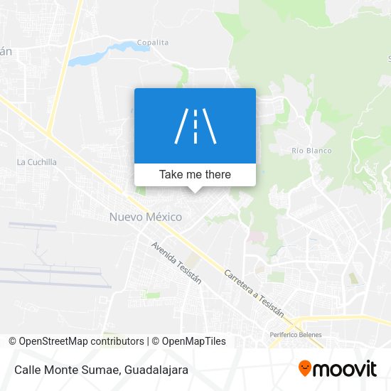 Calle Monte Sumae map