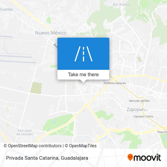 Mapa de Privada Santa Catarina