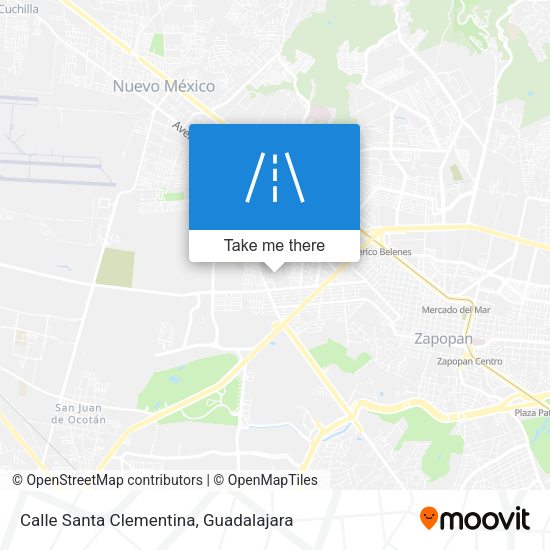 Calle Santa Clementina map