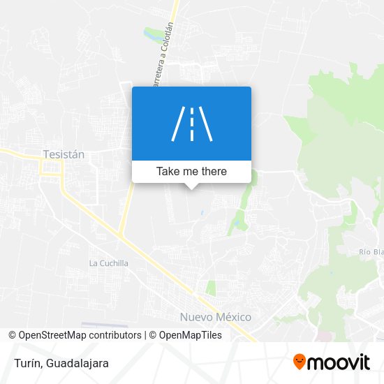 Mapa de Turín