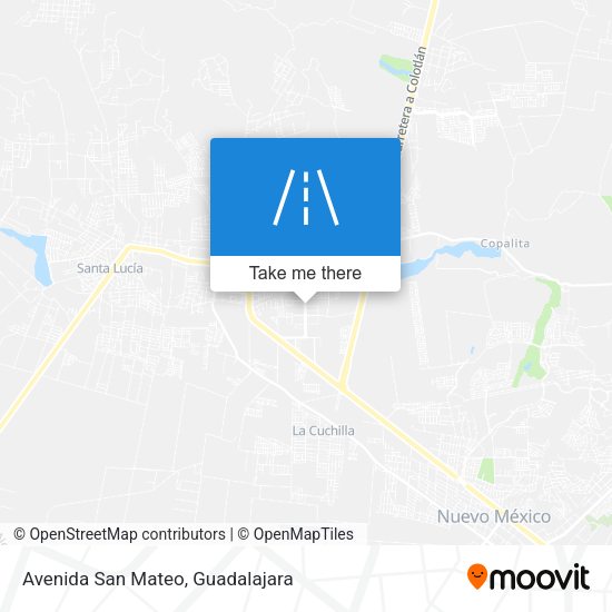 Avenida San Mateo map