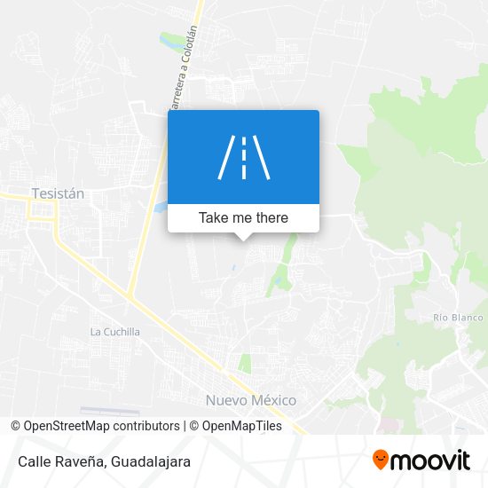 Calle Raveña map
