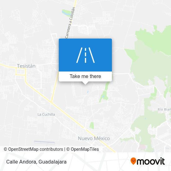 Mapa de Calle Andora
