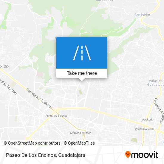 Mapa de Paseo De Los Encinos