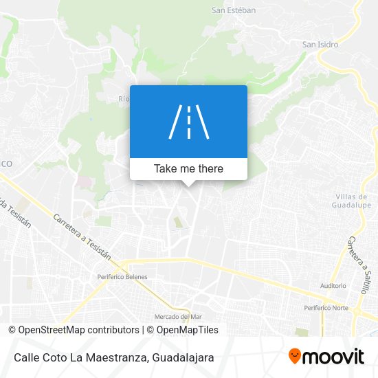 Mapa de Calle Coto La Maestranza