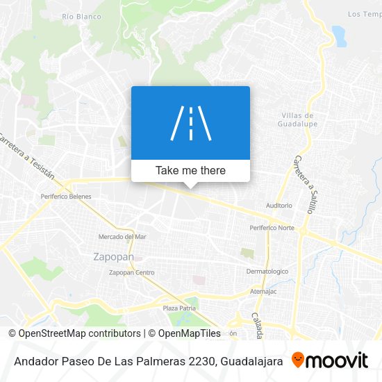 Andador Paseo De Las Palmeras 2230 map