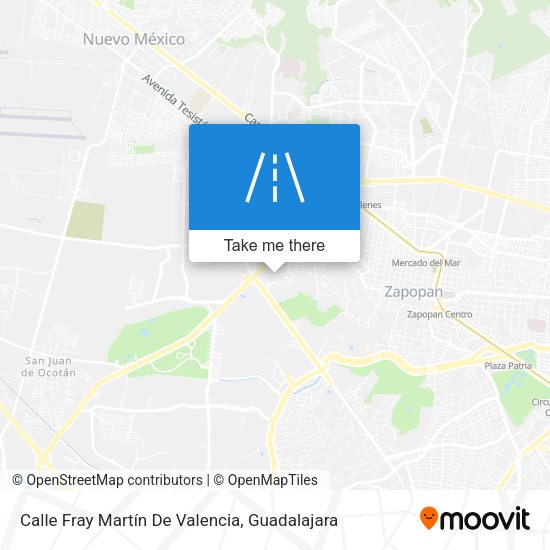 Calle Fray Martín De Valencia map