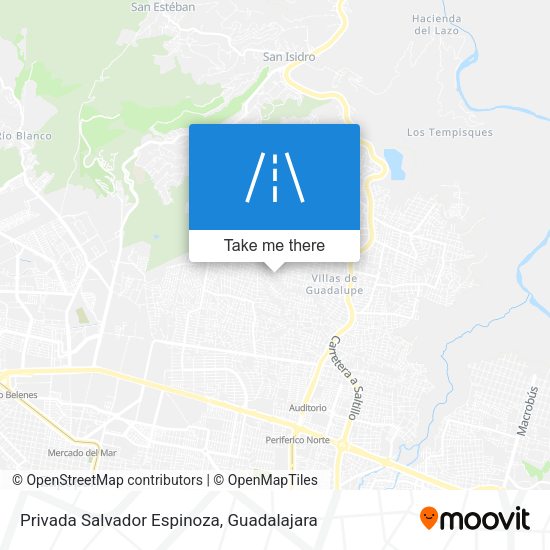 Mapa de Privada Salvador Espinoza