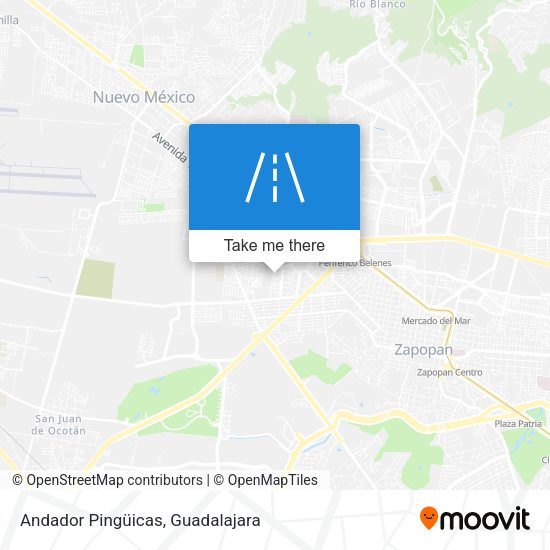 Andador Pingüicas map