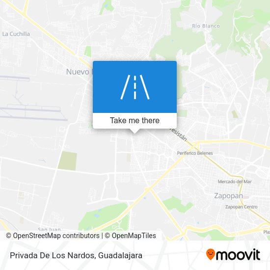 Mapa de Privada De Los Nardos