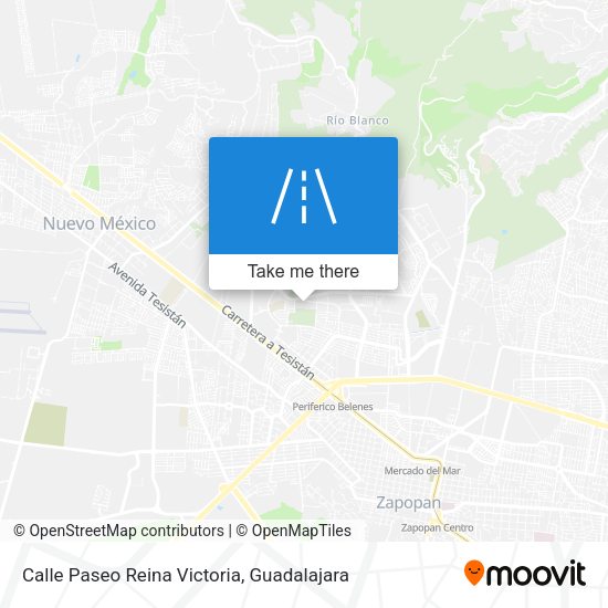 Mapa de Calle Paseo Reina Victoria