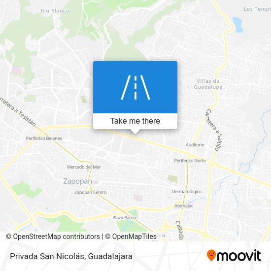 Privada San Nicolás map